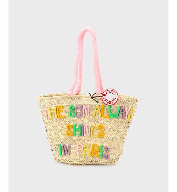  「KILOMETRE　PARIS  THE SUN」|トートバッグ|ピンク