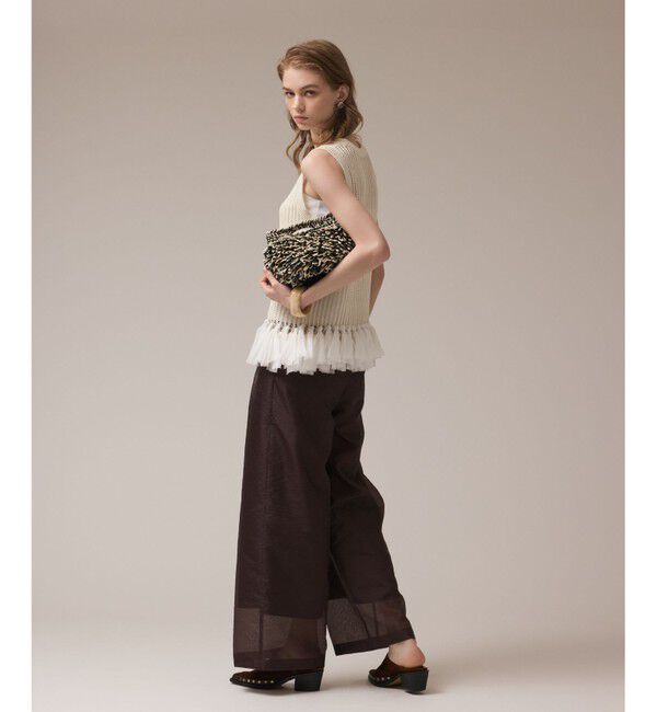 Diagram「チュールフリンジニットトップ」|Tシャツ・カットソー|