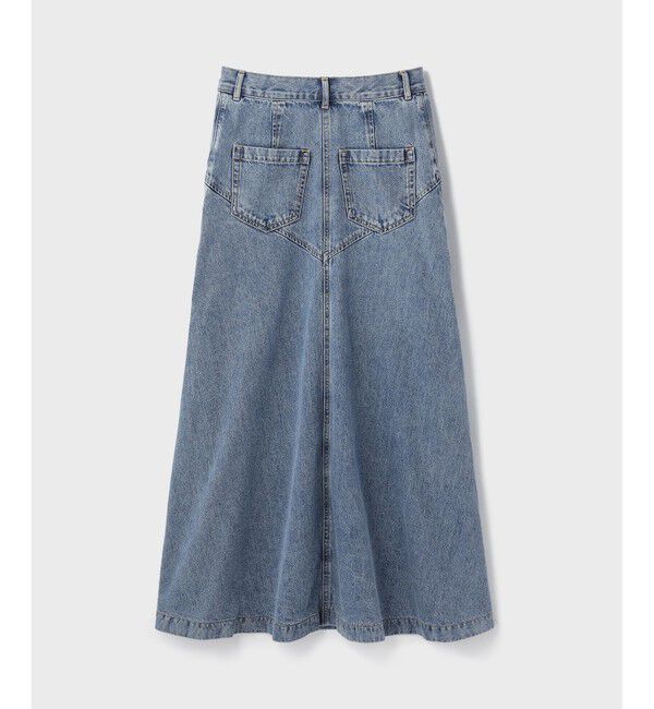 GRACE CONTINENTAL「エンボスデニムスカート」|スカート|