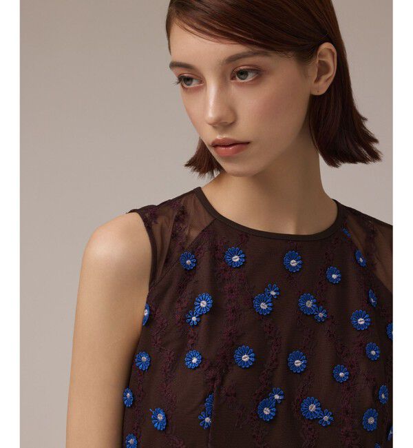 Diagram「バイカラーレースワンピース」|ワンピース|