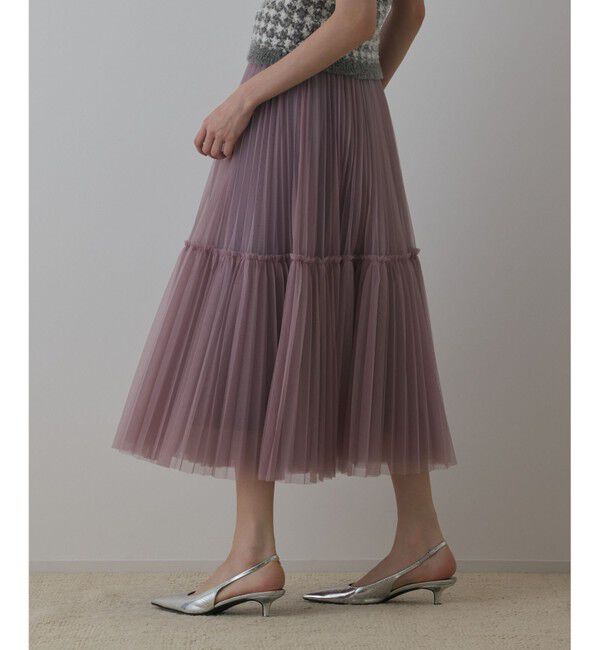 Diagram「チュールティアードスカート」|スカート|パープル