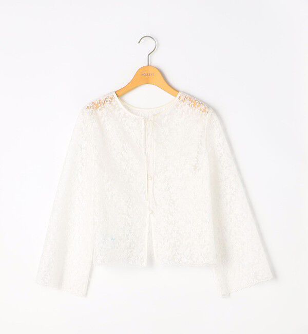 NOLLEY'S「《セットアップ対応》ウォッシャブルBrocheレース2WAYブラウス」|シャツ・ブラウス|