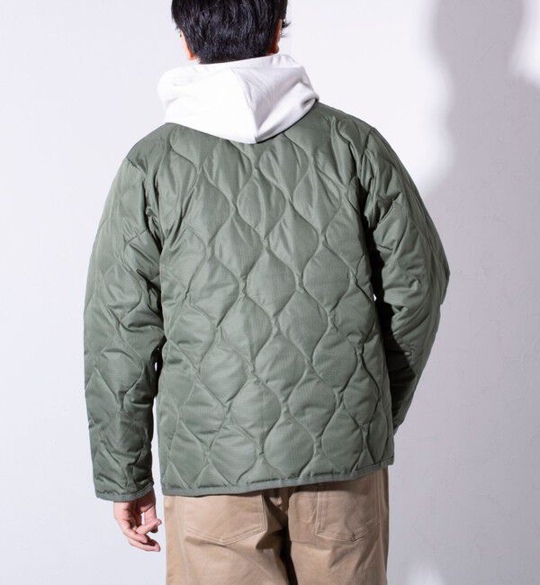 GLOSTER「【TAION/タイオン】GLOSTER別注 ミリタリーライナージャケット ノーカラーMA-1 M65」|ダウン|