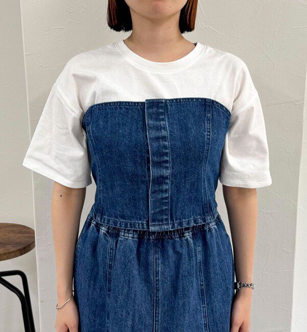 fredy emue「デニム/ミリタリービスチェ」|シャツ・ブラウス|