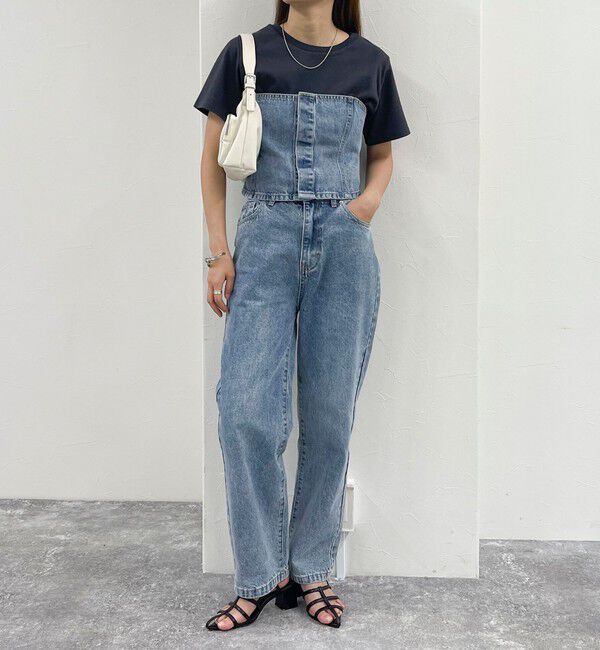 fredy emue「デニム/ミリタリービスチェ」|シャツ・ブラウス|