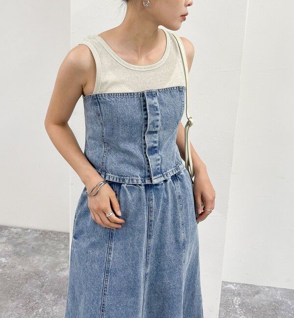 fredy emue「デニム/ミリタリービスチェ」|シャツ・ブラウス|