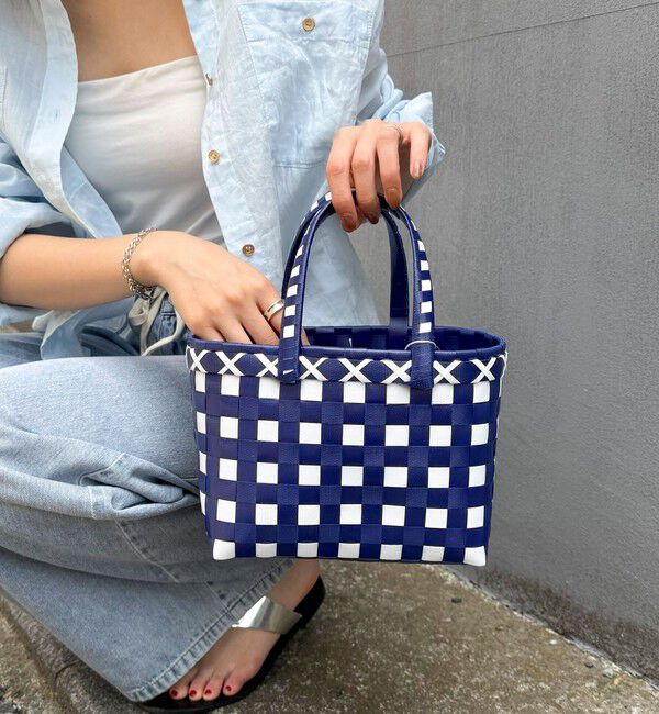 fredy emue「【PALI/パリ】 Market Baskets Xmini」|かごバッグ|ブルー