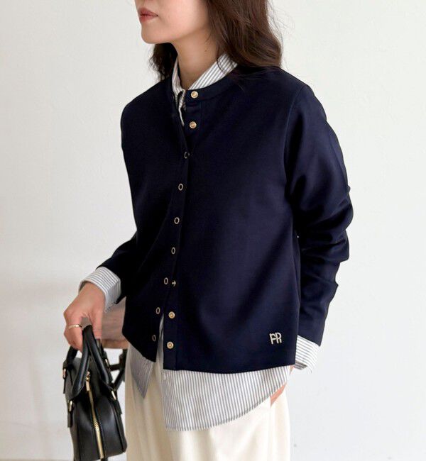 fredy emue「ポンチドット釦カーディガン」|カーディガン|