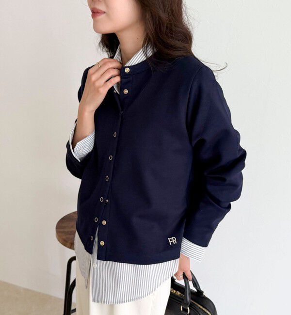 fredy emue「ポンチドット釦カーディガン」|カーディガン|