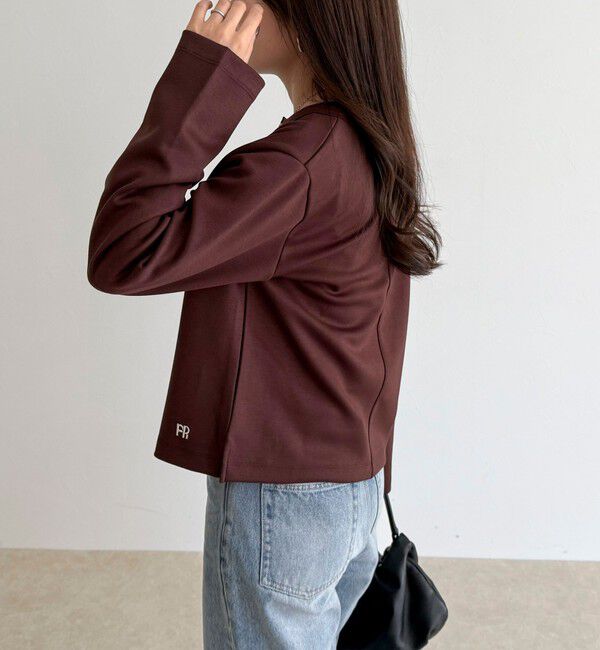 fredy emue「ポンチドット釦カーディガン」|カーディガン|