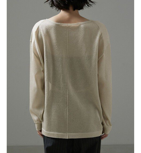 SALON adam et rope'「シアーラメビスチェセットプルオーバー【洗える】」|Tシャツ・カットソー|