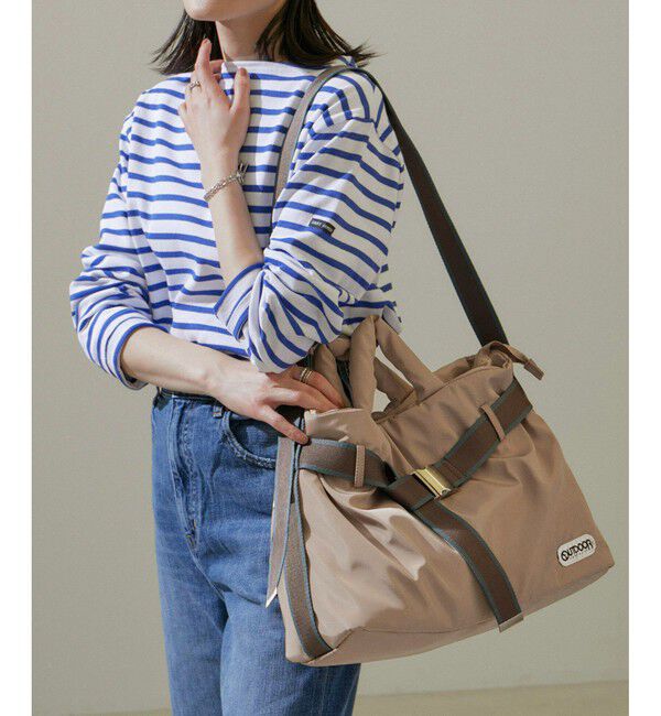 SALON adam et rope'「【追加・A4対応】【OUTDOOR PRODUCTS for SALON】別注2WAY横型トートバッグ3」|トートバッグ|