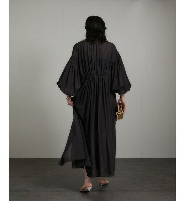 SALON adam et rope'「エンブロイダリーギャザーワンピース」|ワンピース|