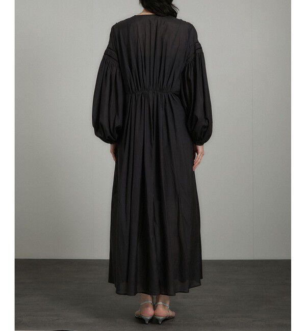 SALON adam et rope'「エンブロイダリーギャザーワンピース」|ワンピース|