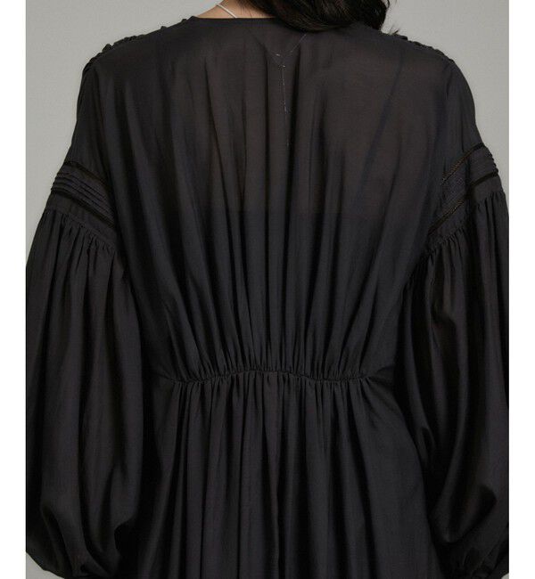 SALON adam et rope'「エンブロイダリーギャザーワンピース」|ワンピース|