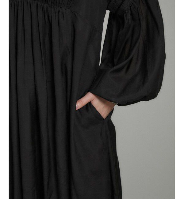 SALON adam et rope'「エンブロイダリーギャザーワンピース」|ワンピース|