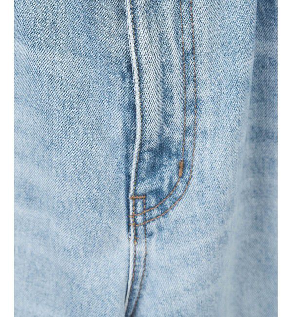 SALON adam et rope'「USAコットンセンタープレスバギーデニム［セットアップ対応］」|デニム|