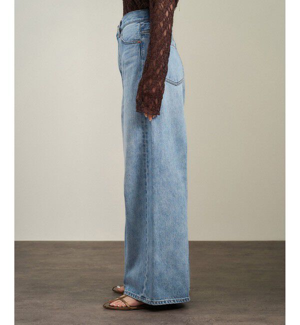 SALON adam et rope'「USAコットンセンタープレスバギーデニム［セットアップ対応］」|デニム|