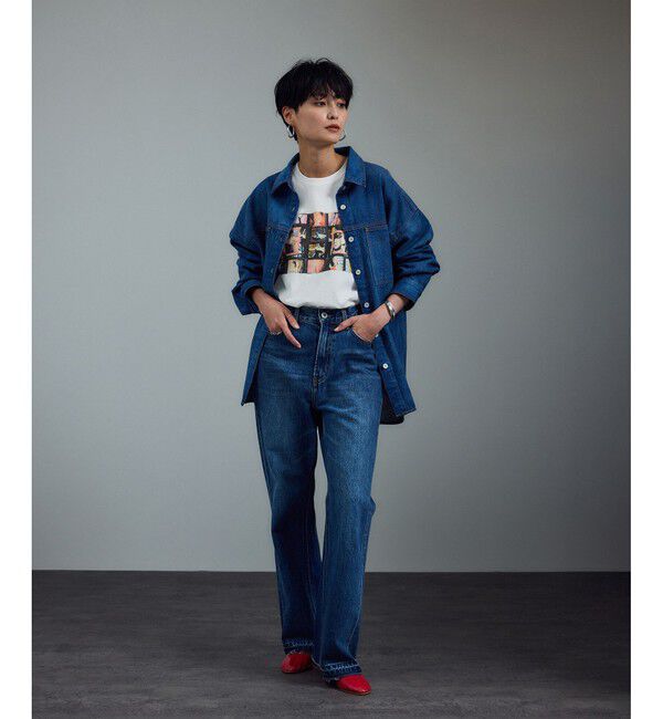 SALON adam et rope'「【Jim Goldberg for SALON】フォトプリントTEE」|Tシャツ・カットソー|