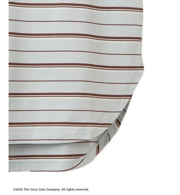 SALON adam et rope'「Coca-Cola マルチボーダーノースリーブTシャツ」|Tシャツ・カットソー|