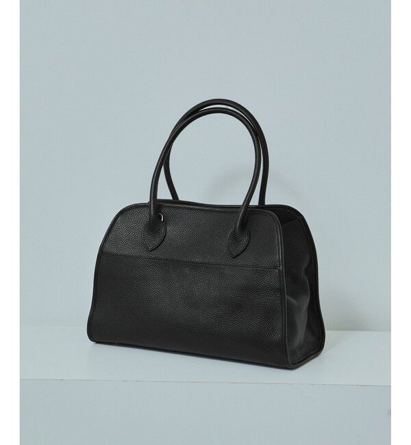 SALON adam et rope'「【AULENTTI（オーレンティ）】ショルダーベルト付きバッグ L」|ショルダー・メッセンジャー|ブラック(01)