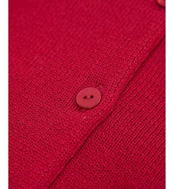 ROPE「【洗える】クルーネックミドルゲージカーディガン【オーガニックコットン】/セット対応」|ニット・セーター|