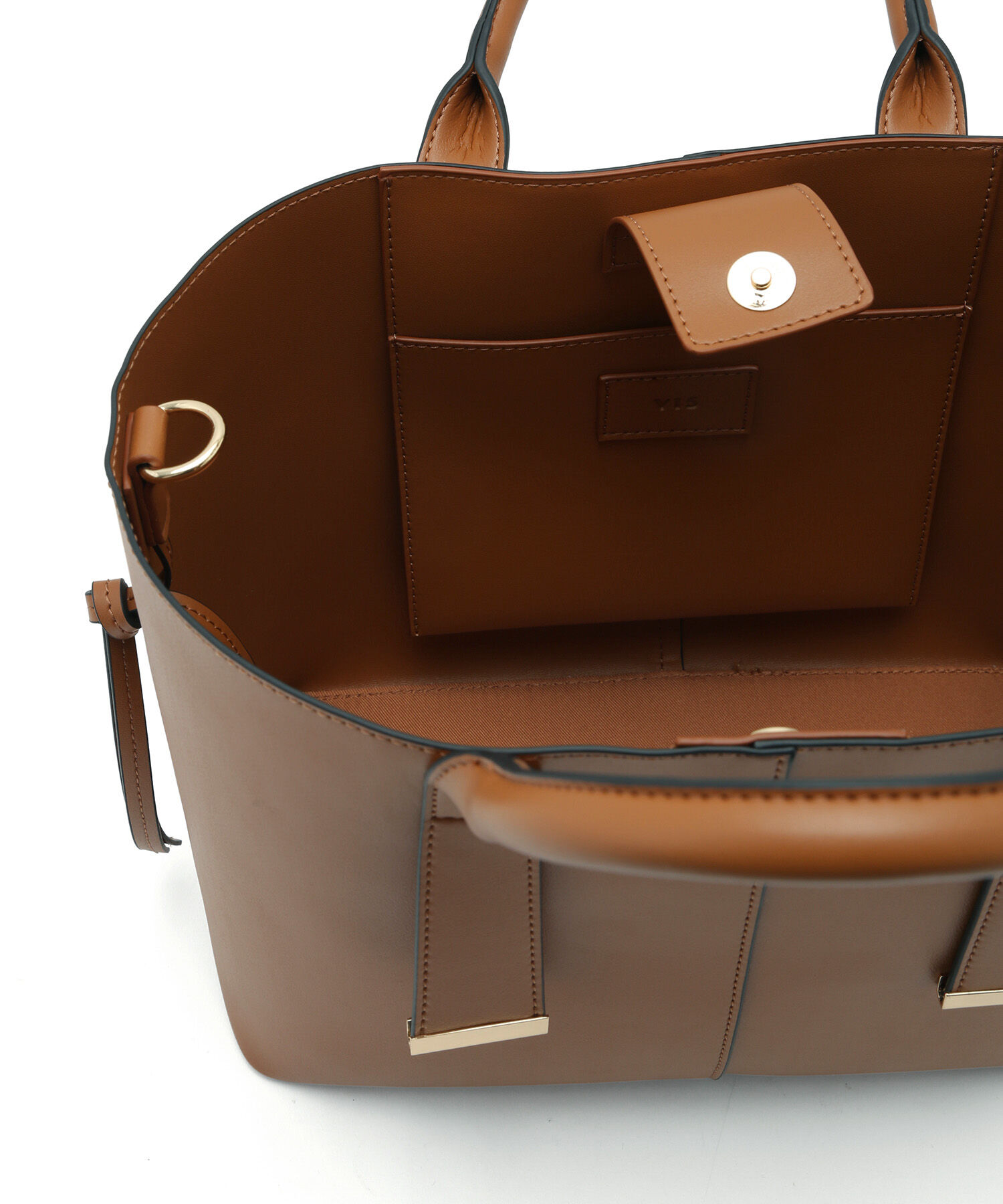 VIS「【A4対応】【3WAY】ゴールド金具付きノットトートバッグ」|トートバッグ|