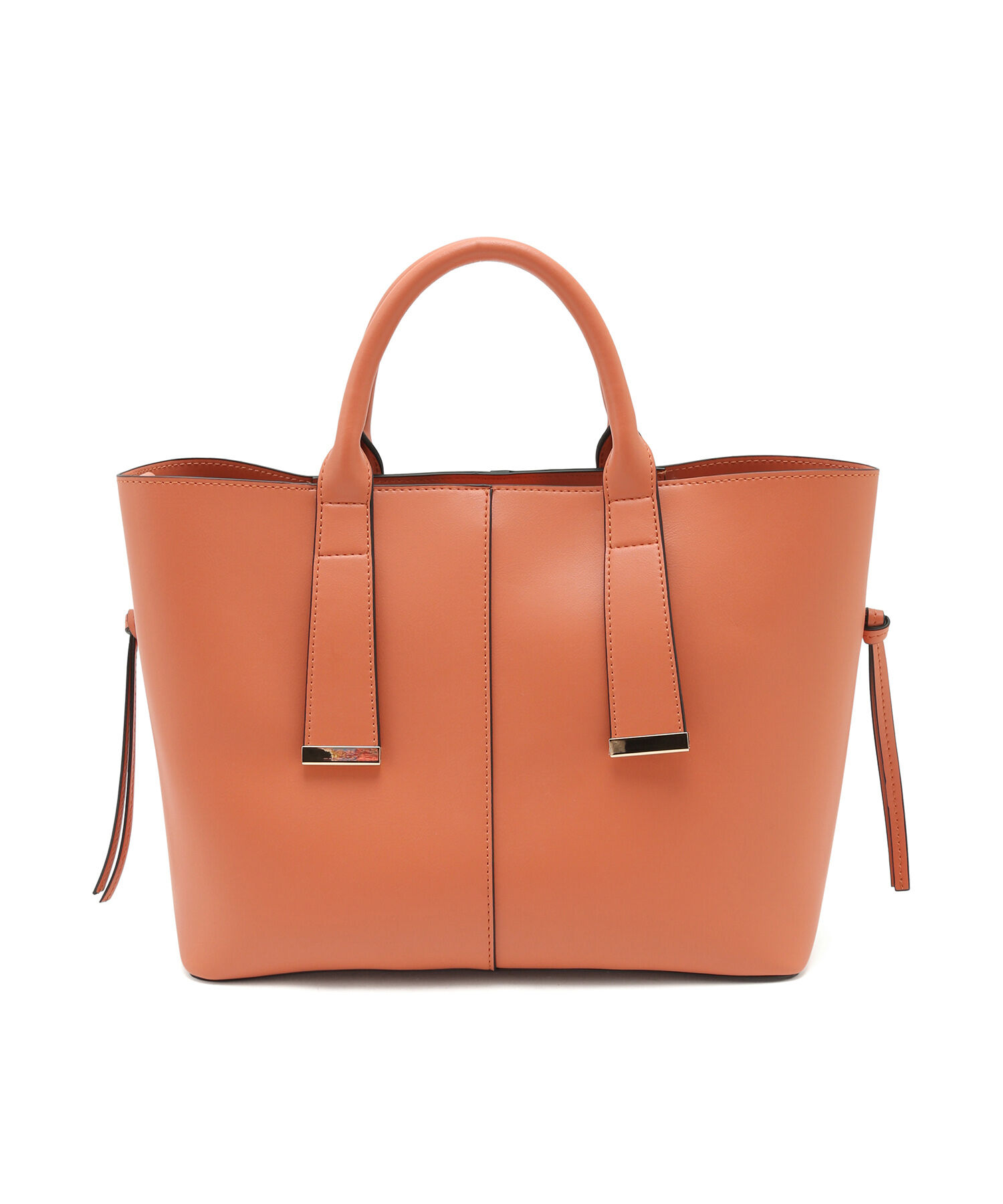 VIS「【A4対応】【3WAY】ゴールド金具付きノットトートバッグ」|トートバッグ|