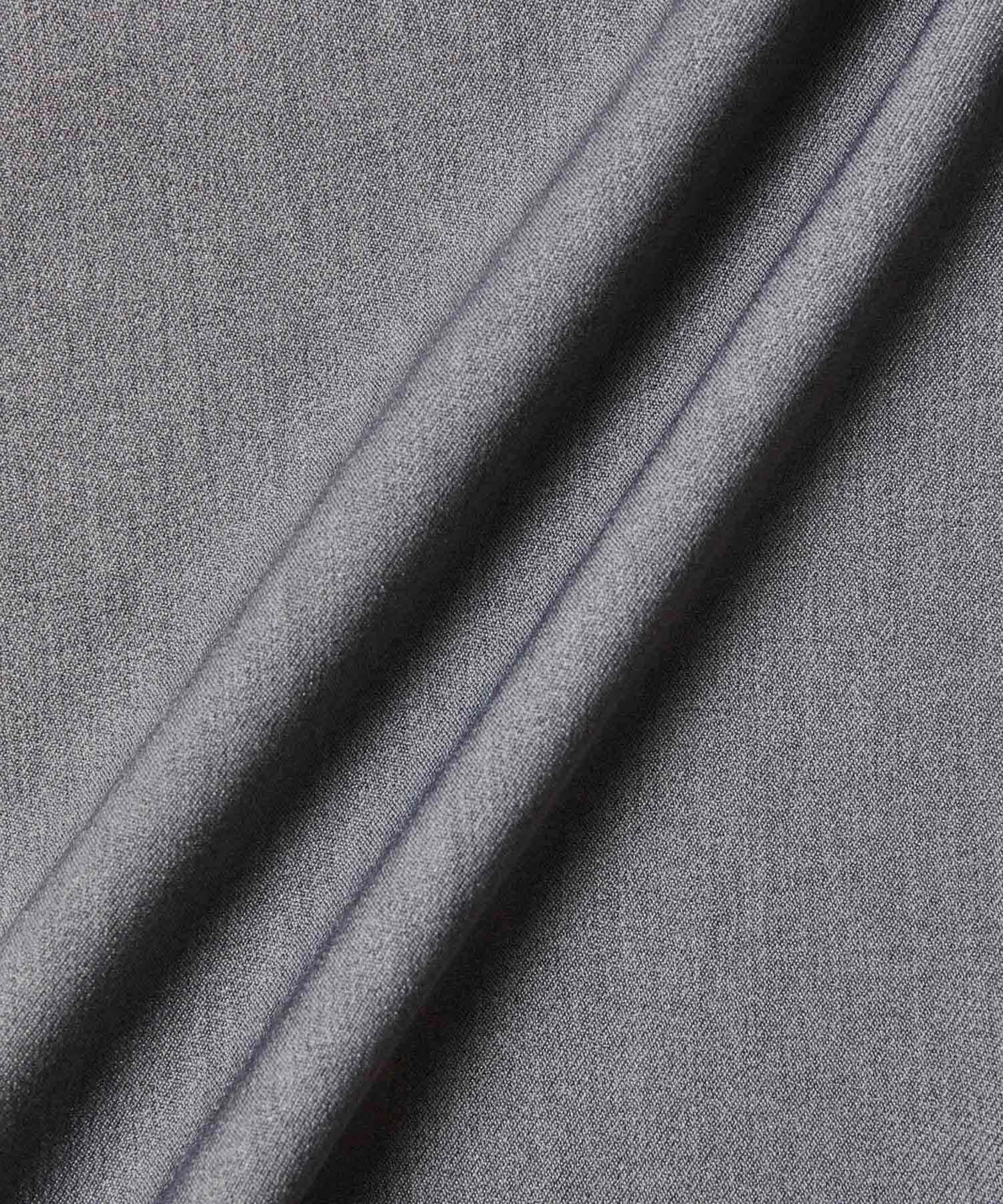 VIS「【防シワ・洗える】パウダリーツイルストレートパンツ」|スラックス|