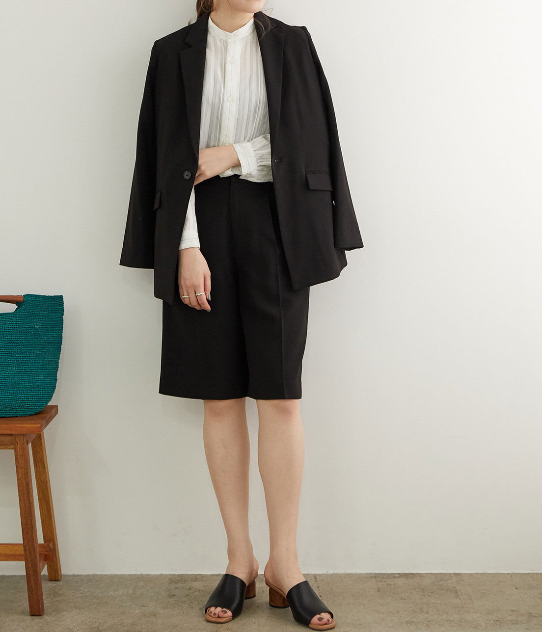 Rope&rsquo;Picnic「【セットアップ対応】麻調タックショートパンツ」|その他|