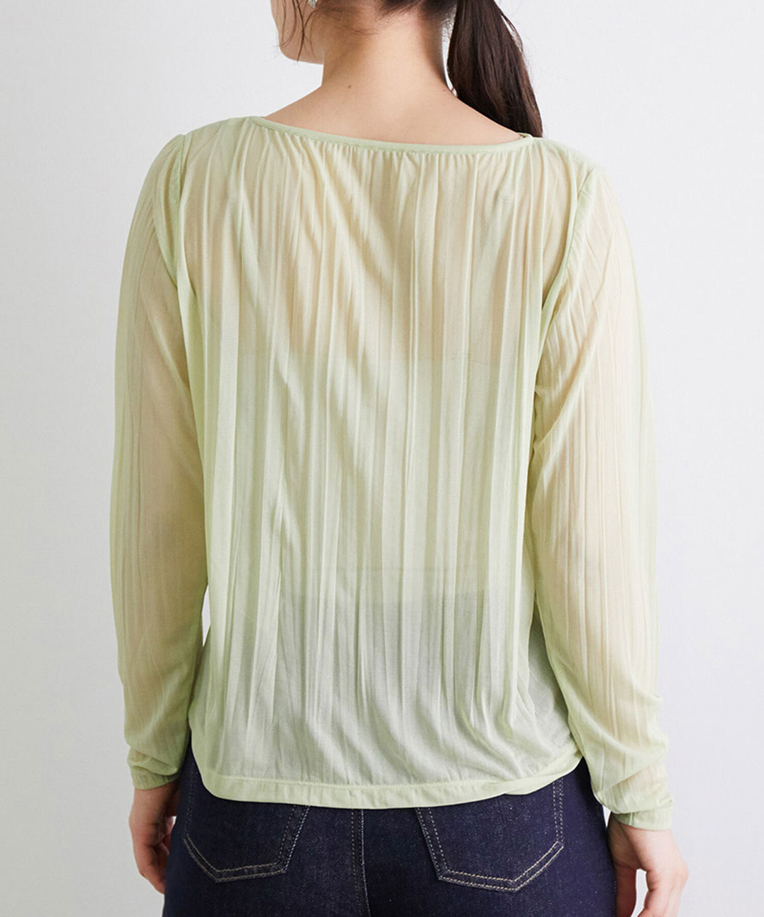 Rope&rsquo;Picnic「シアーワッシャーカットプルオーバー」|Tシャツ・カットソー|