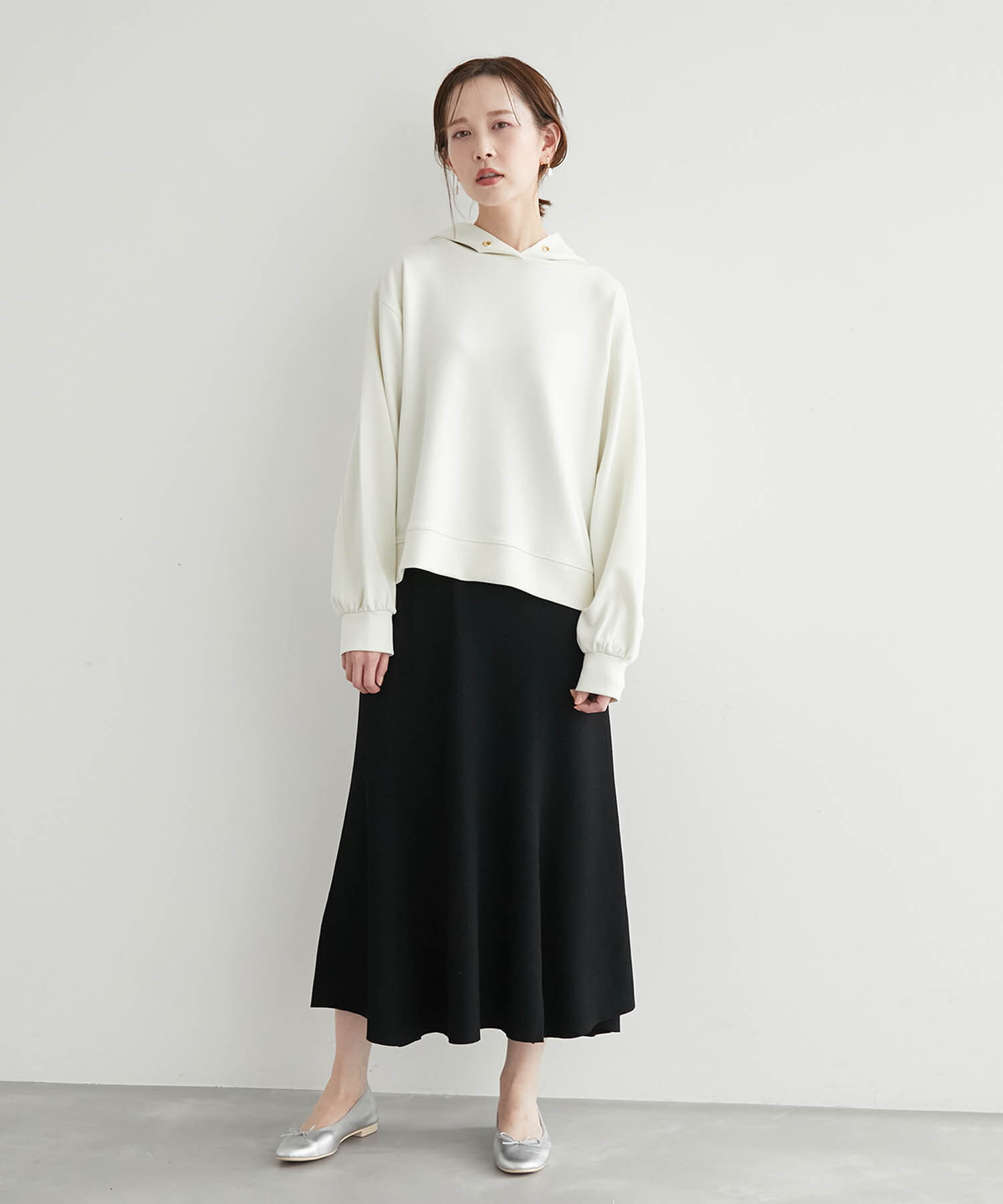 Rope&rsquo;Picnic「【UVカット・洗濯機OK】リブフレアニットスカート」|スカート|