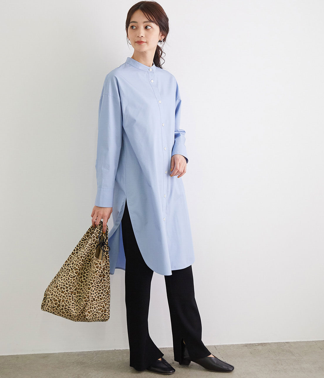 Rope&rsquo;Picnic「【UVカット】【セットアップ対応】リブスリットニットパンツ」|その他|