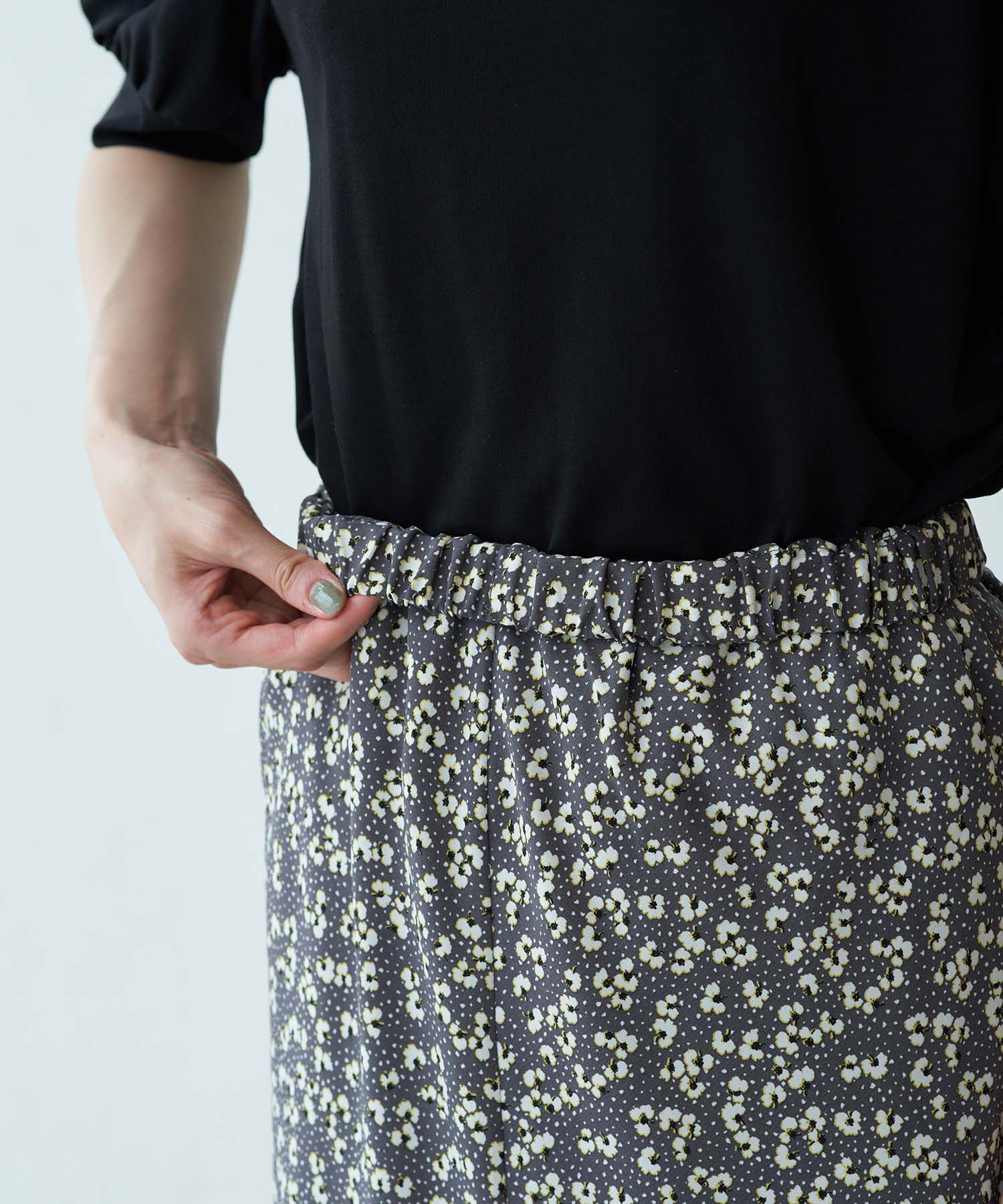 Rope&rsquo;Picnic「【着丈調節の出来る】フラワーマーメイドマキシスカート」|スカート|