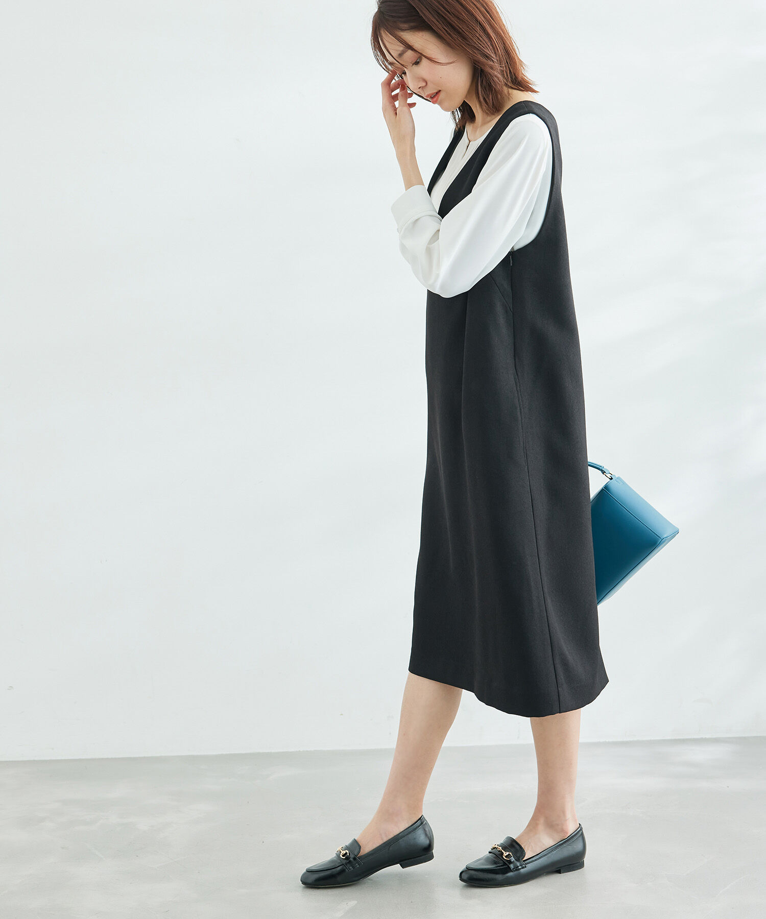 Rope&rsquo;Picnic「ラナテックジャンパースカート」|ジャンパースカート|