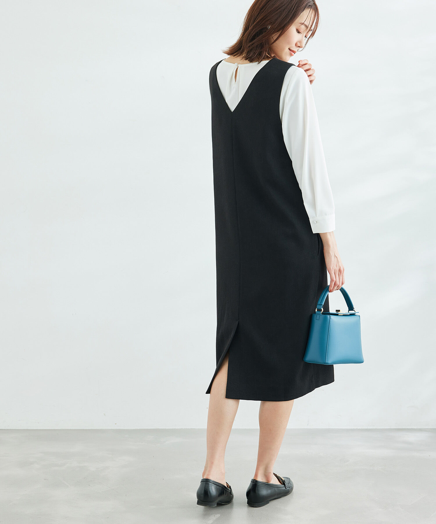 Rope&rsquo;Picnic「ラナテックジャンパースカート」|ジャンパースカート|