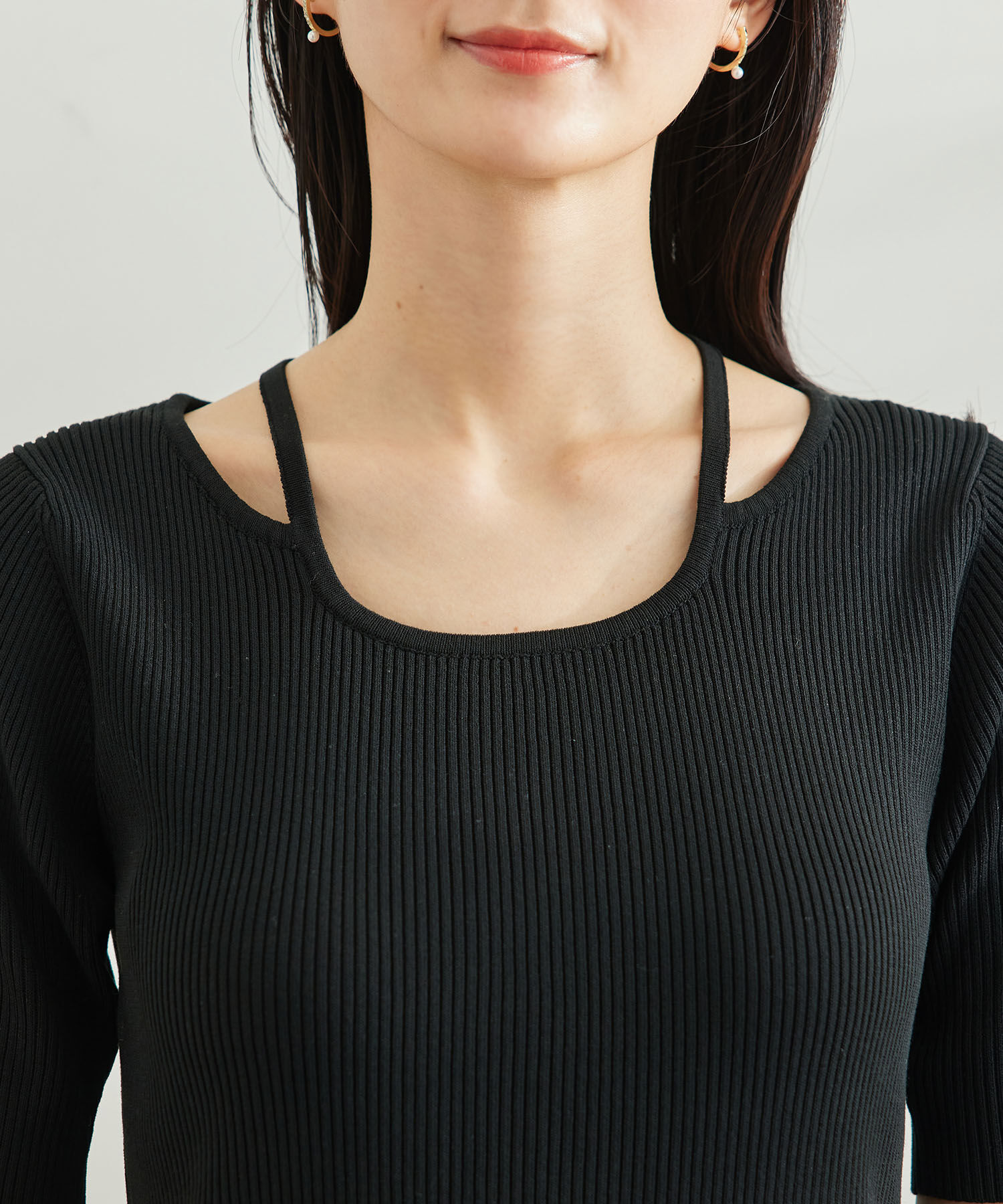 Rope&rsquo;Picnic「コード使いニットプルオーバー」|ニット・セーター|