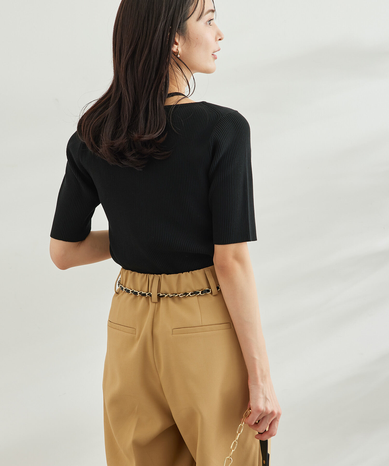 Rope&rsquo;Picnic「コード使いニットプルオーバー」|ニット・セーター|