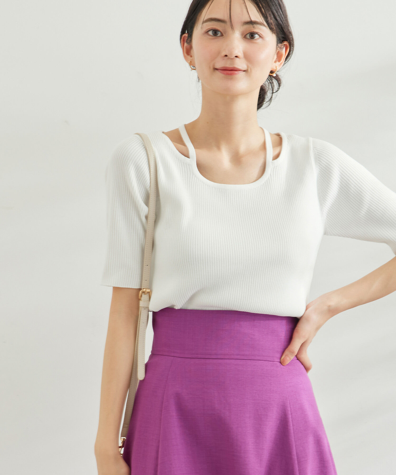 Rope&rsquo;Picnic「コード使いニットプルオーバー」|ニット・セーター|