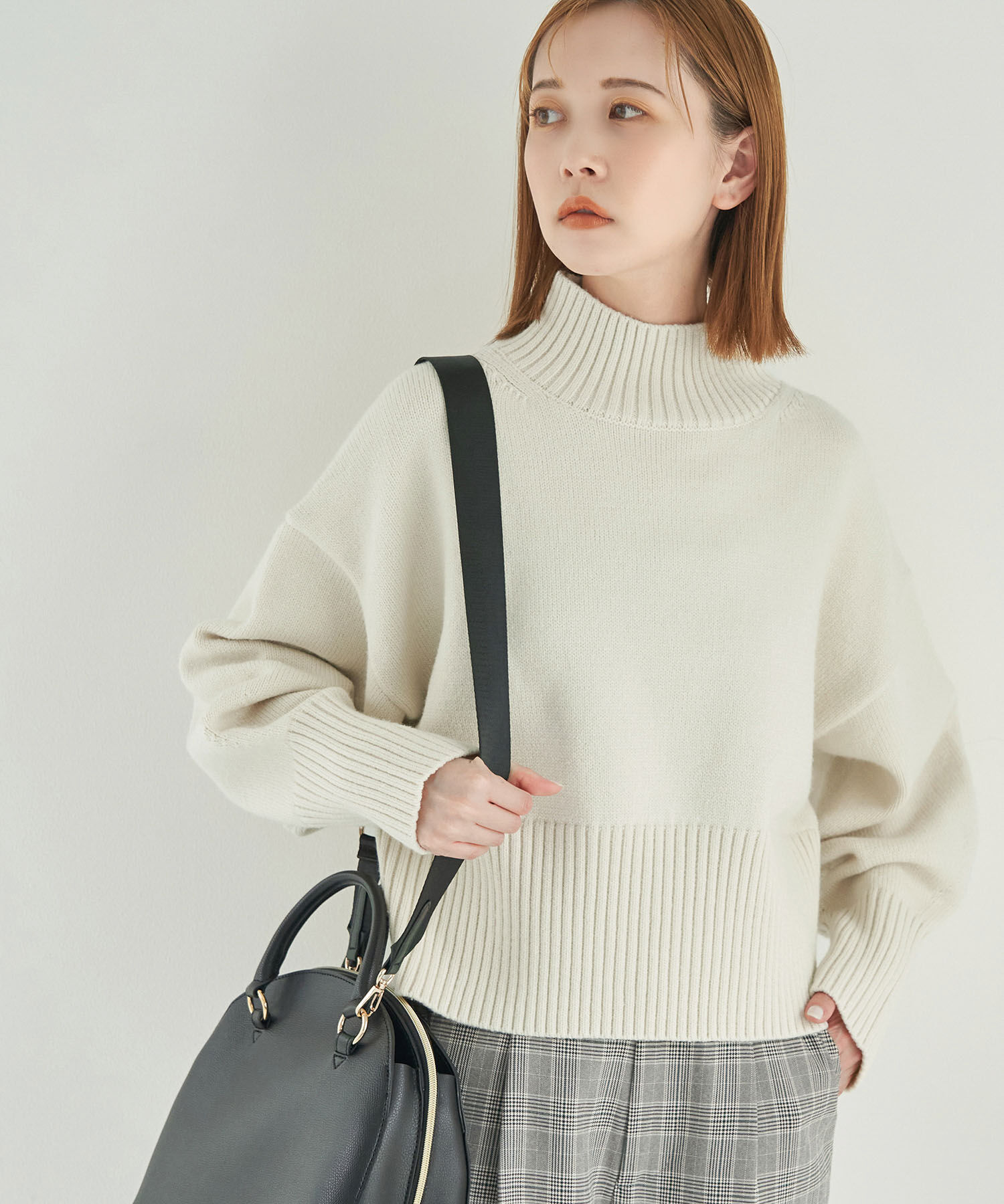 Rope&rsquo;Picnic「【CM着用商品】スタイルアップが叶うクロップドカラフルニット」|ニット・セーター|キナリ(16)