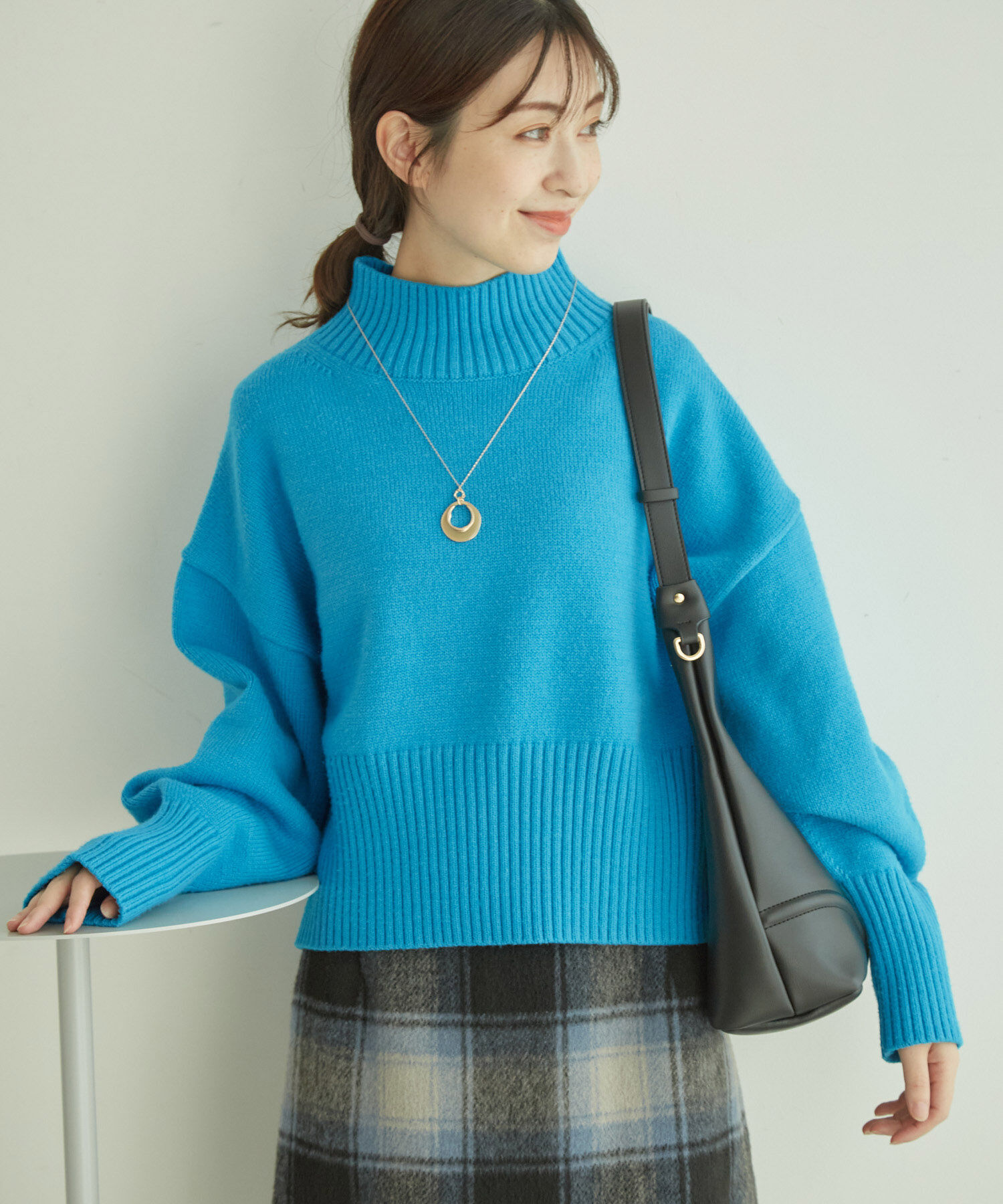 Rope&rsquo;Picnic「【CM着用商品】スタイルアップが叶うクロップドカラフルニット」|ニット・セーター|