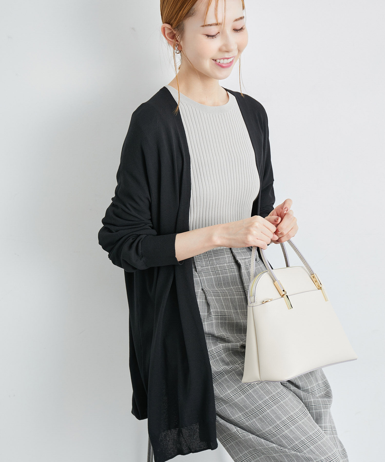 Rope&rsquo;Picnic「UVカット・接触冷感・洗える/Aラインカーディガン」|カーディガン|