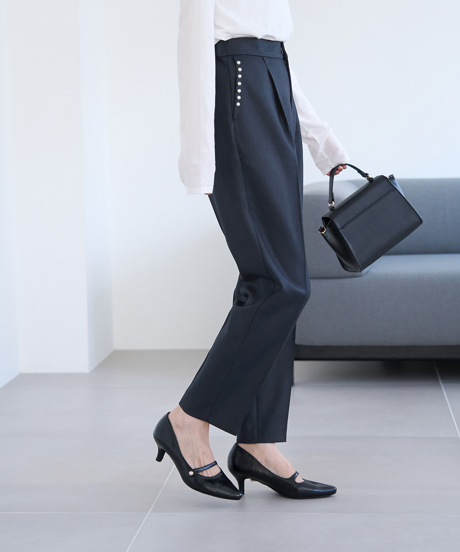 Rope&rsquo;Picnic「パールディティールパンツ/セットアップ対応」|その他|