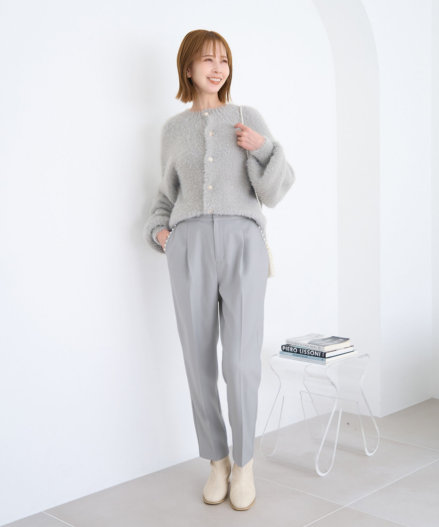 Rope&rsquo;Picnic「パールディティールパンツ/セットアップ対応」|その他|