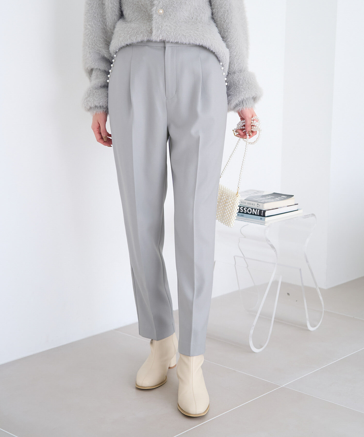 Rope&rsquo;Picnic「パールディティールパンツ/セットアップ対応」|その他|