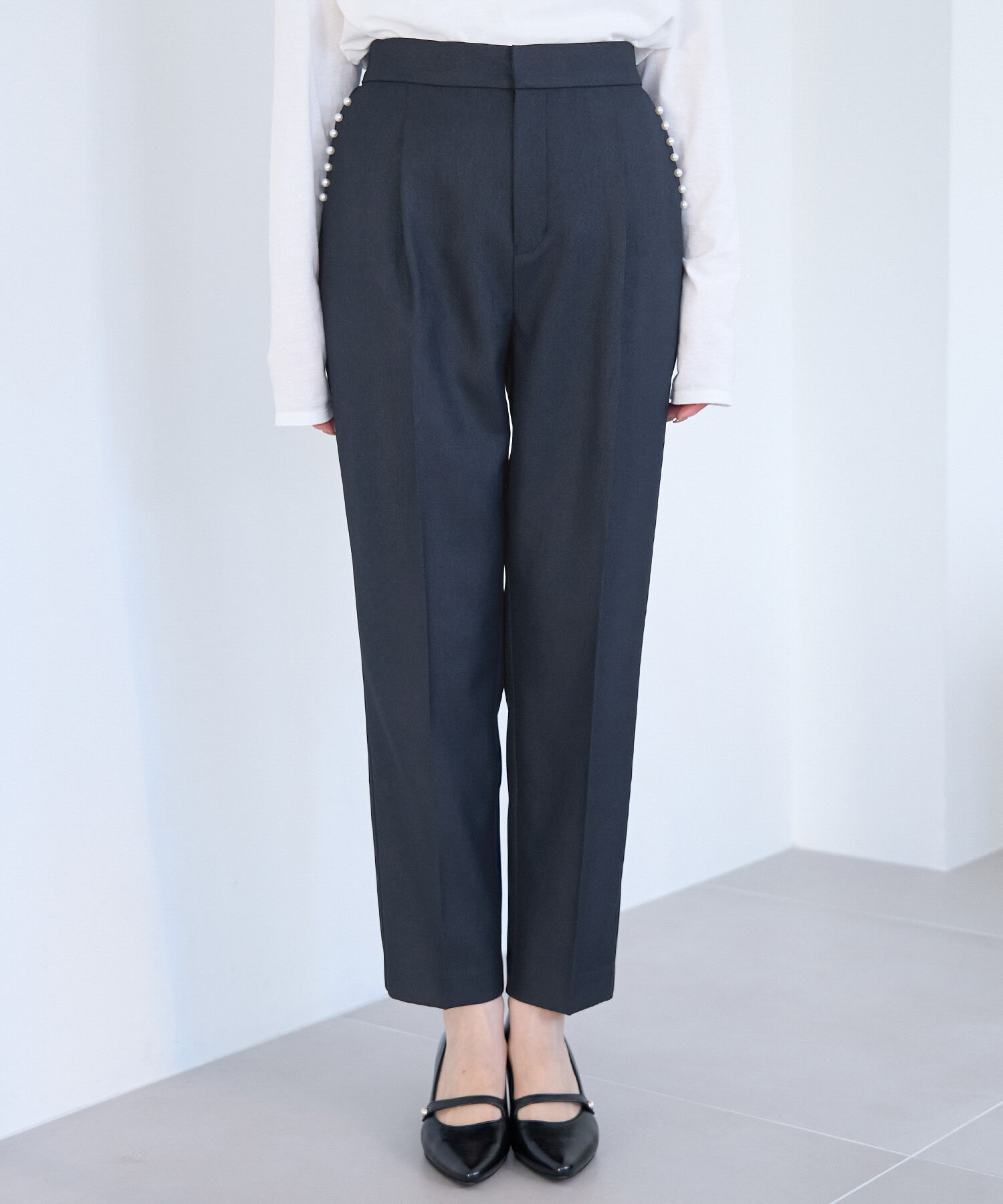 Rope&rsquo;Picnic「パールディティールパンツ/セットアップ対応」|その他|