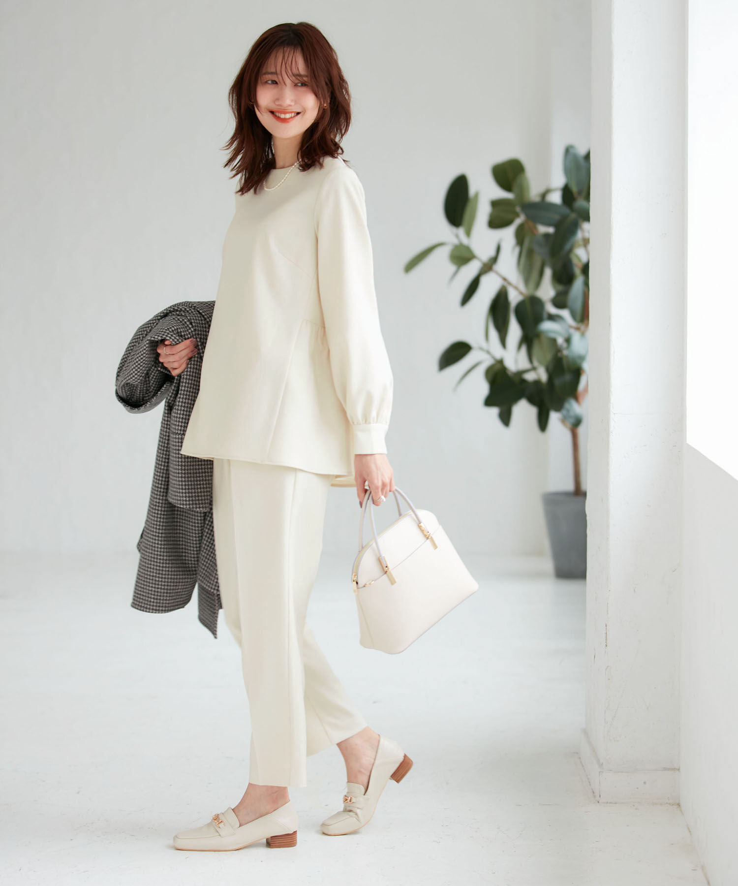 Rope&rsquo;Picnic「パールディティールパンツ/セットアップ対応」|その他|