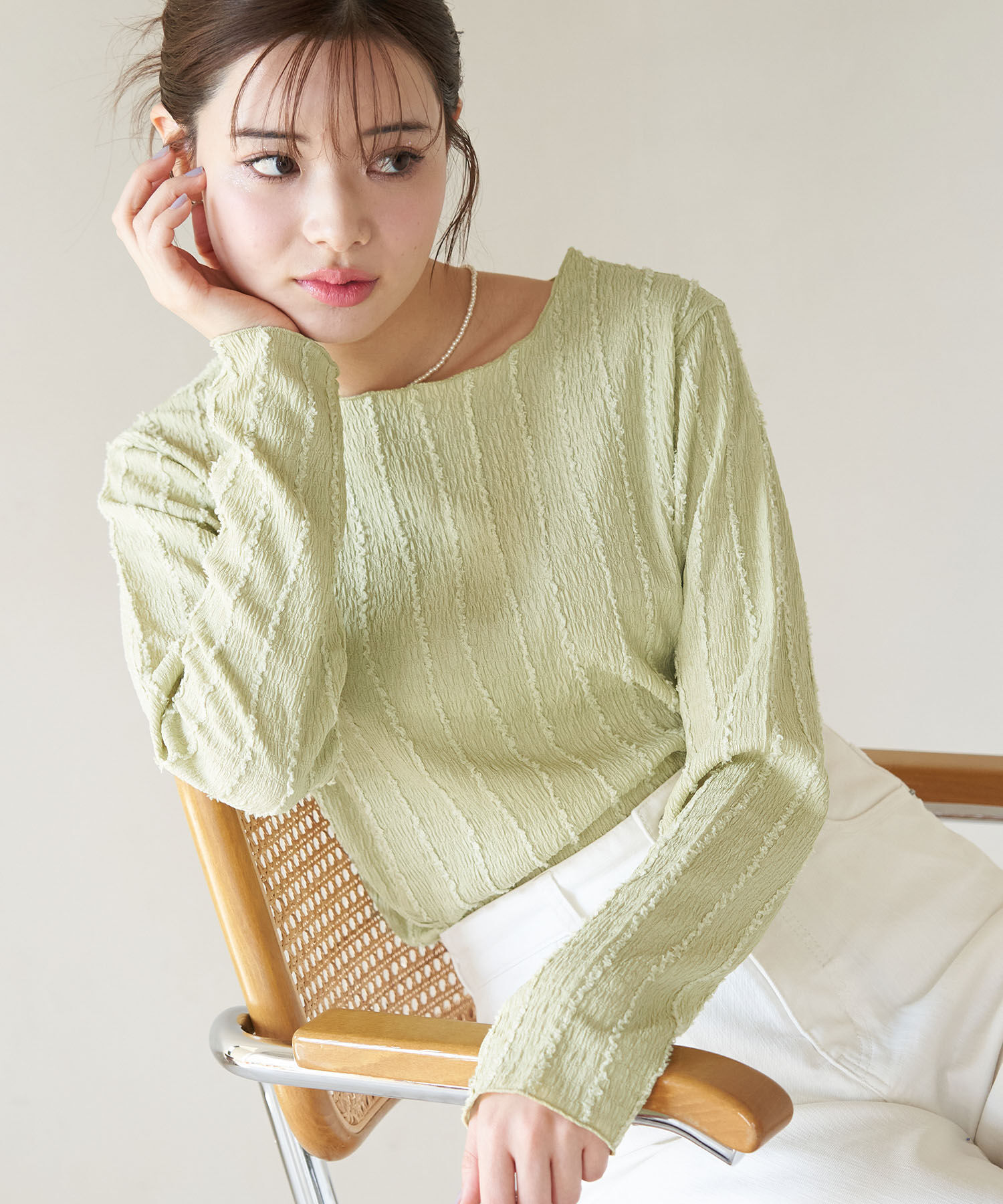 Rope&rsquo;Picnic「フリンジカットソー」|Tシャツ・カットソー|