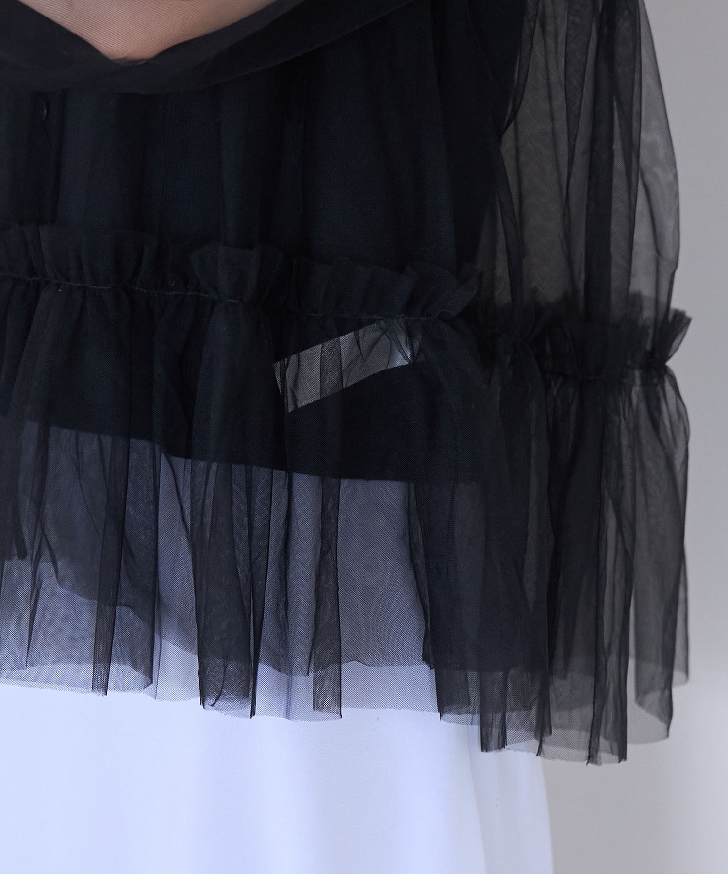 Rope&rsquo;Picnic「チュールフリルシアーカーディガン」|カーディガン|