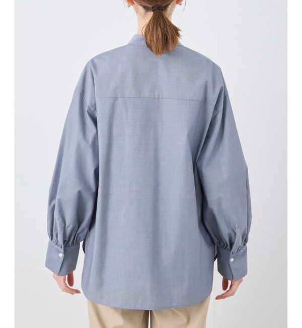 Rope&rsquo;Picnic「【花粉ガード・防シワ】ボリューム袖ボウタイブラウス」|シャツ・ブラウス|